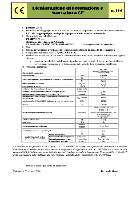 CE pietrisco 25-70mm (cod. 114)