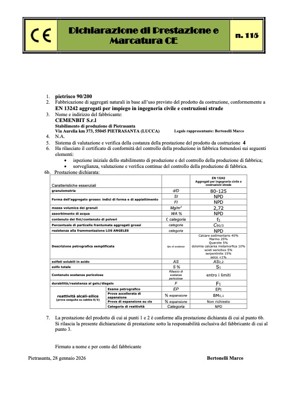 CE pietrisco 90-200mm (cod. 115)